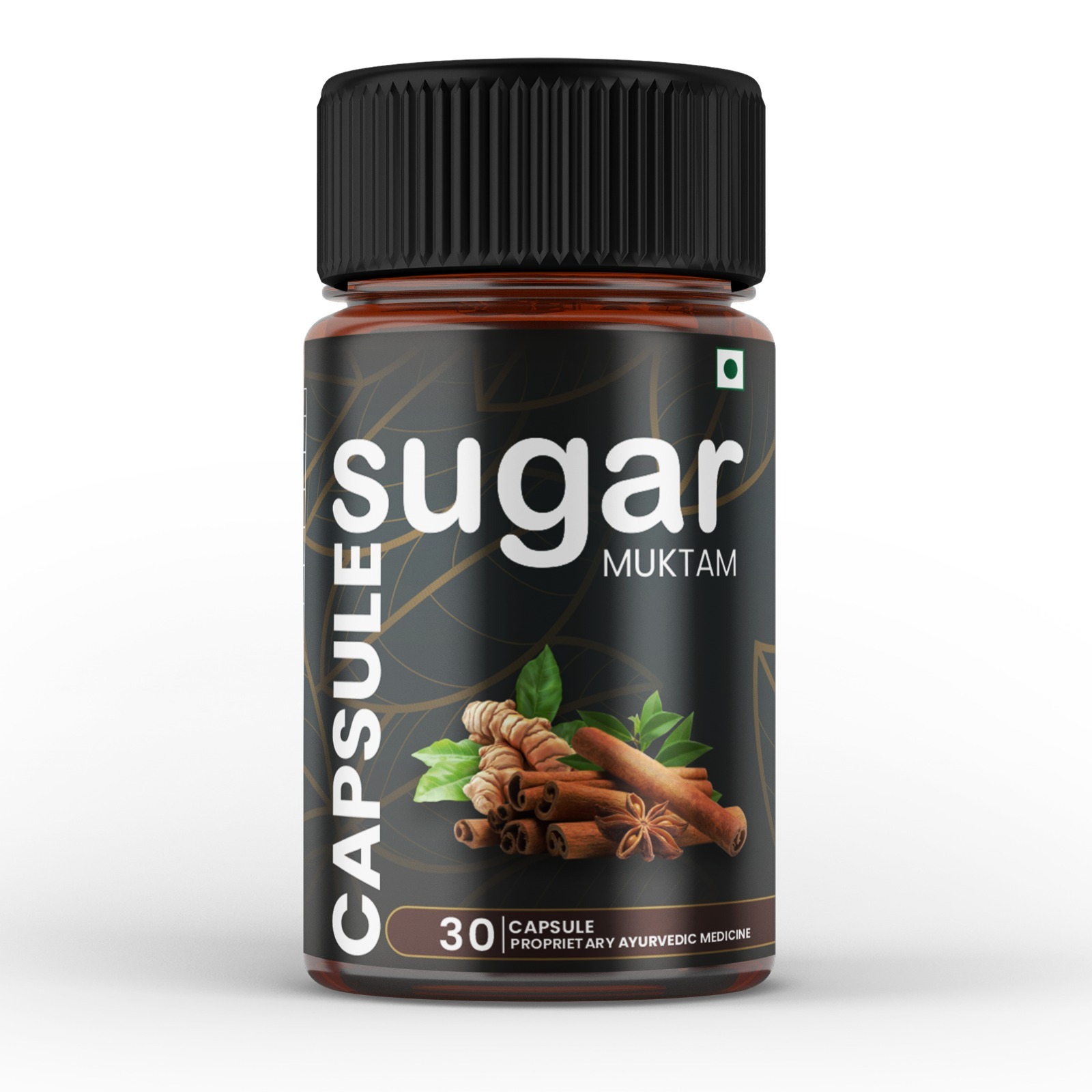 Sugar Muktam आयुर्वेदिक कैप्सूल की बोतल